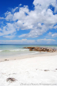 White Sand and Blue Sky