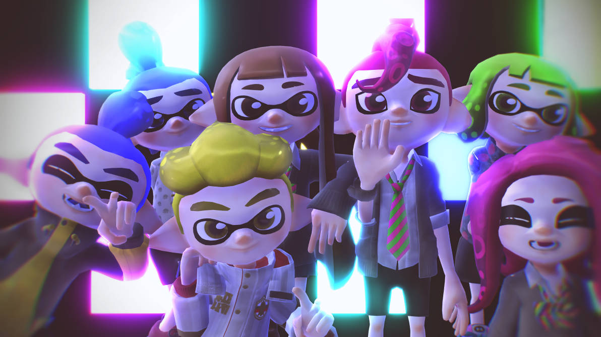 (MMD: Splatoon) The Inkling Crew by BlueRoseHilbert on DeviantArt