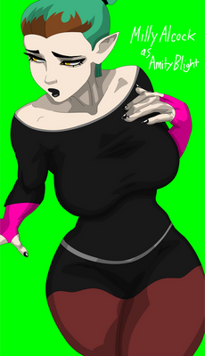 Milly Alcock's new look of Amity Blight #1