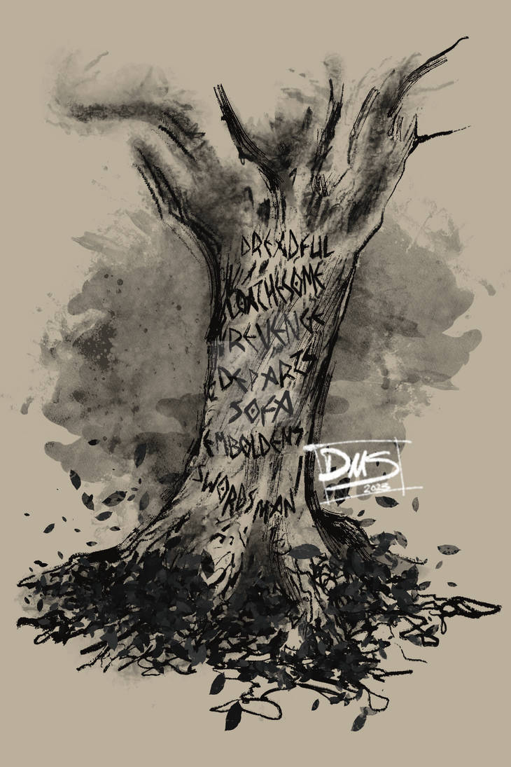 COMMISSION | Cryptid Hunt | Carved Tree by drkmatt3rstudio on DeviantArt