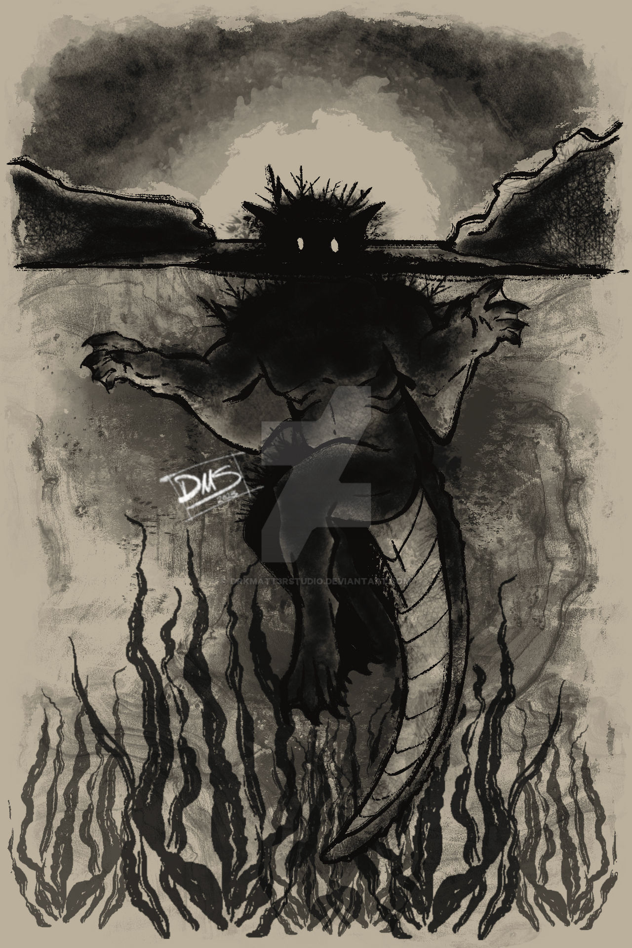 COMMISSION | Cryptid Hunt | Swamp Monster by drkmatt3rstudio on DeviantArt