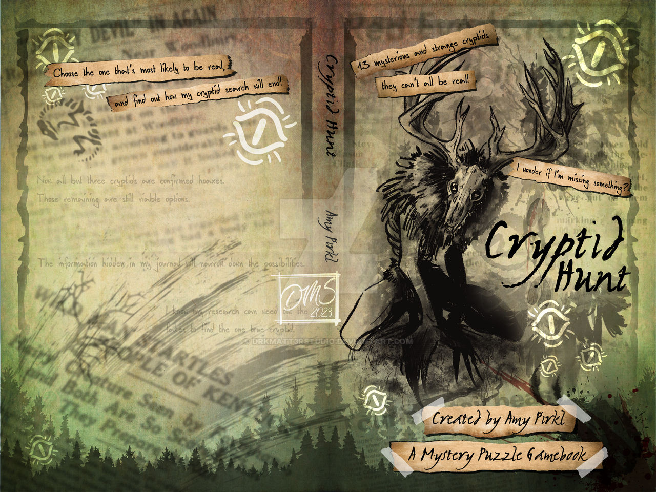 COMMISSION | Cryptid Hunt | Cover by drkmatt3rstudio on DeviantArt