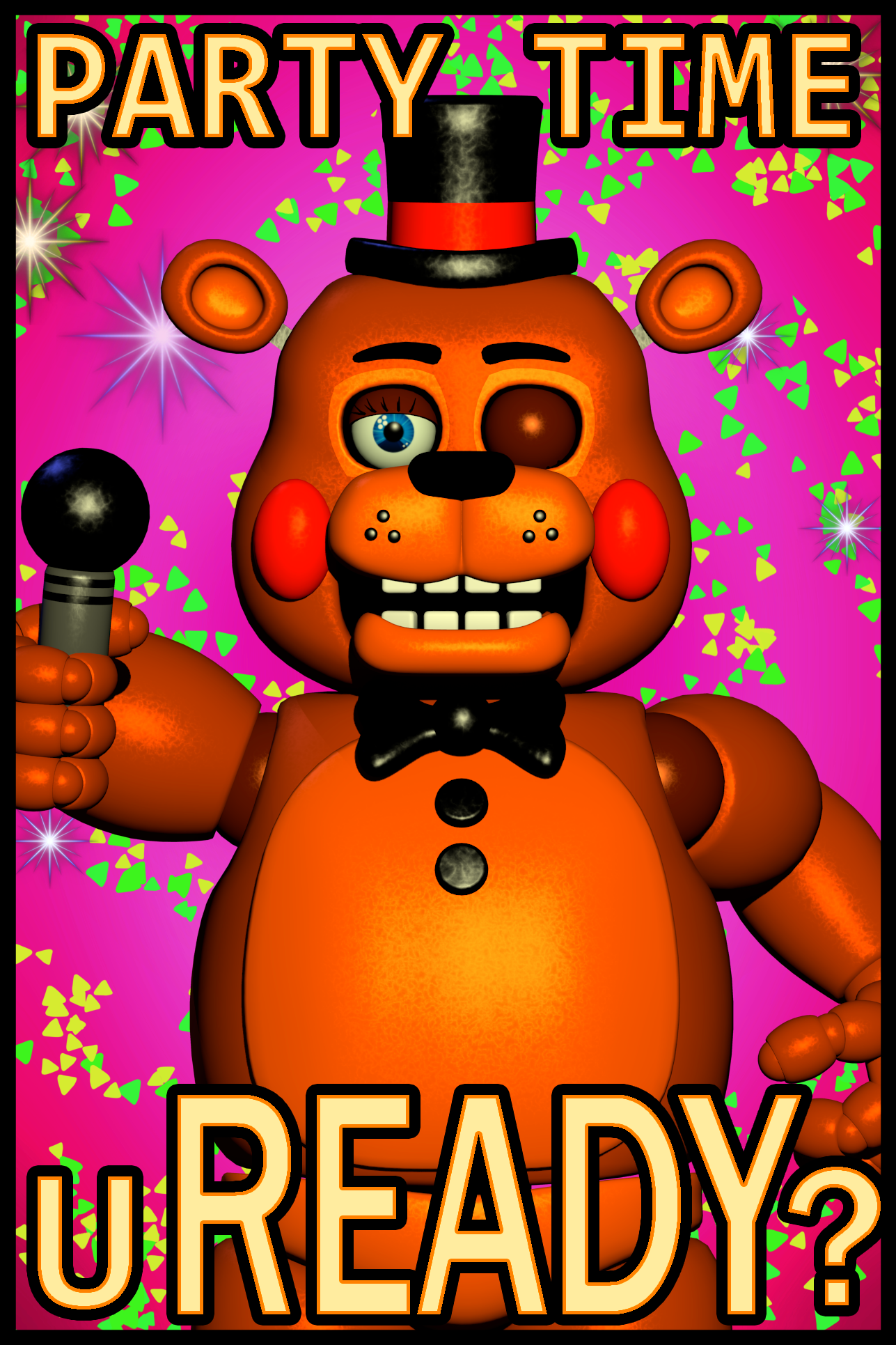 Five Nights at Freddy's 2 Celebrate Poster by LillyTheRenderer on DeviantArt