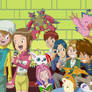The Chosen Children and their Digimon