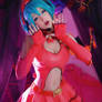 Miku Halloween Devil  cosplay by Hidori Rose 01