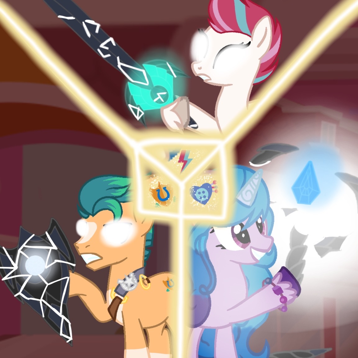 Mlp Unity Freeing Unity Crystal by Arkogon on DeviantArt