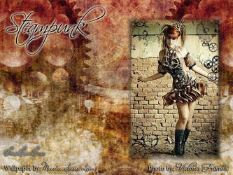 Wallpaper - Steampunk by VictoriaFrancesClub