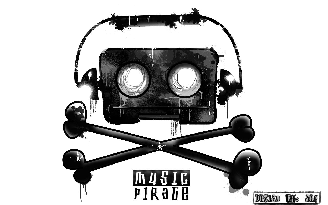 Music pirate wallpaper