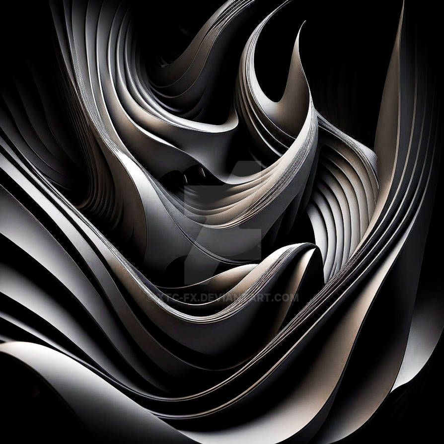 Steel Abstract Graphics Flowing Steel 2 - Abstract Digital Art by XTC-FX on DeviantArt