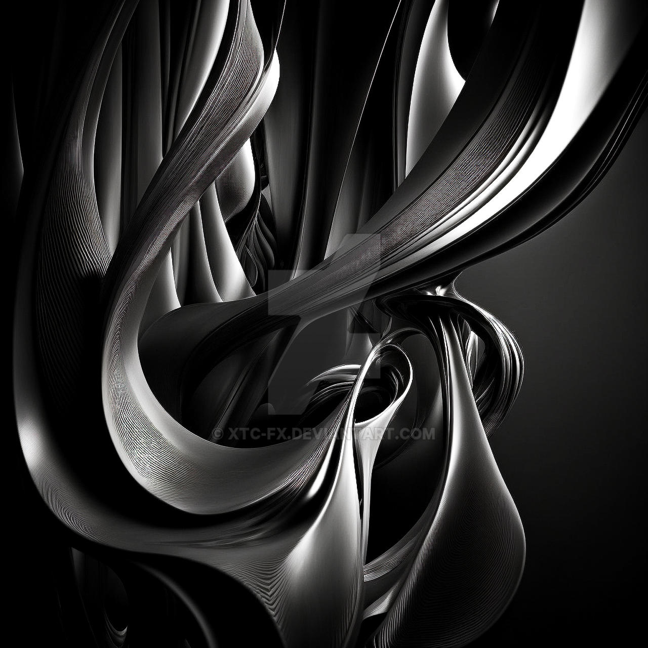 Steel Abstract Graphics Flowing Steel 3 - Abstract Digital Art by XTC-FX on DeviantArt