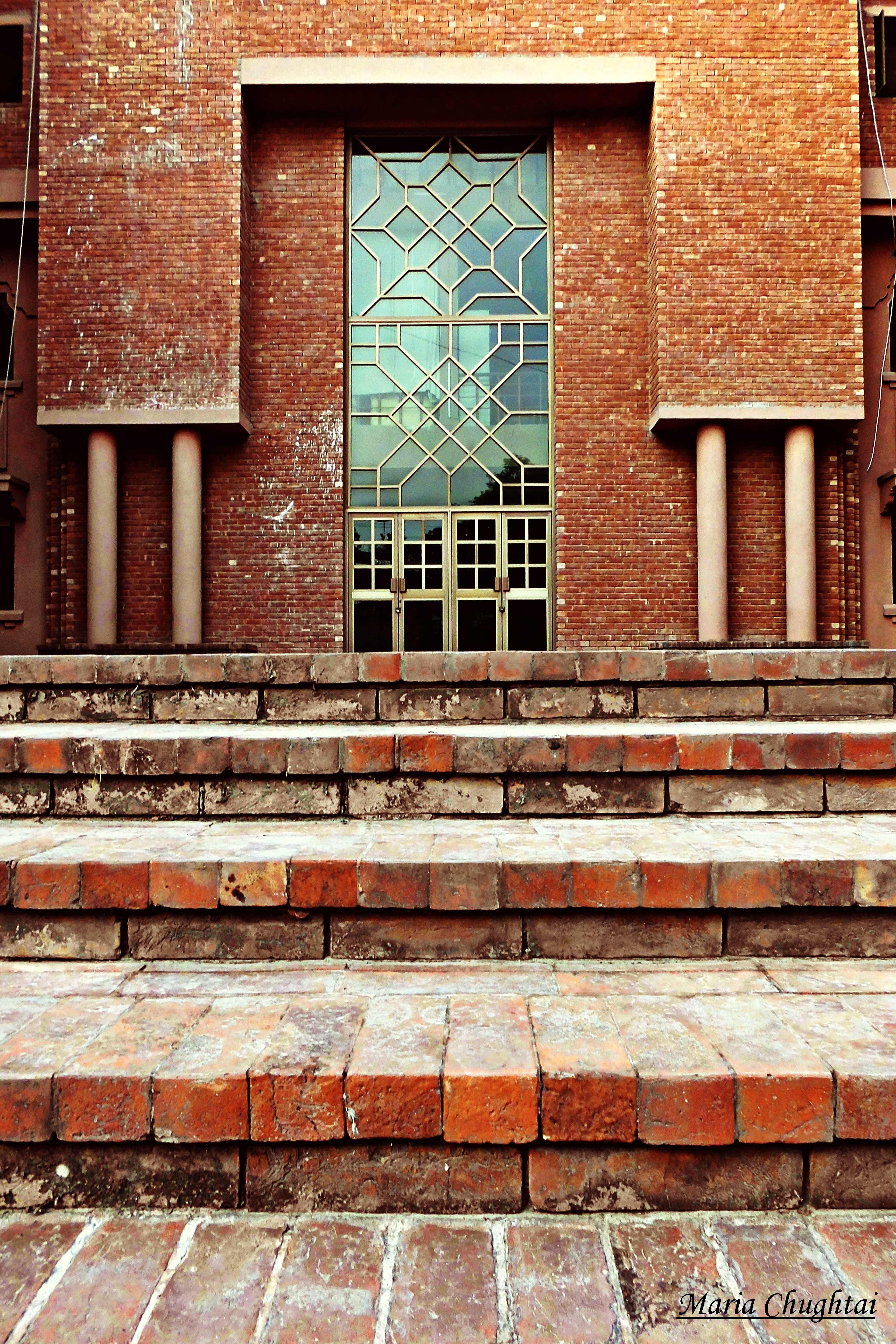 Left Facade Of Bushra Mateen Building Lcwu By Mariachughtai On Deviantart