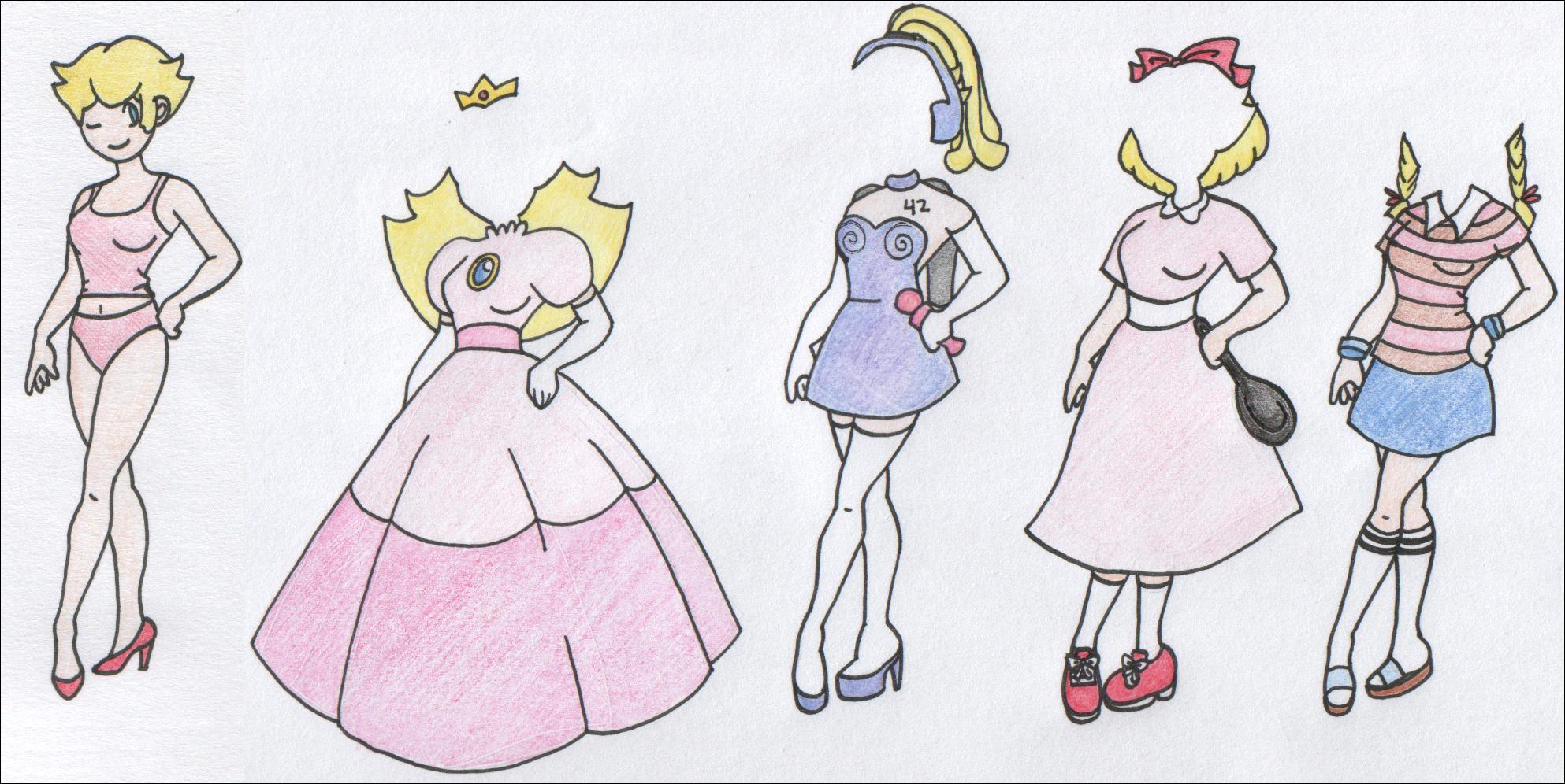 Princess peach in toca boca