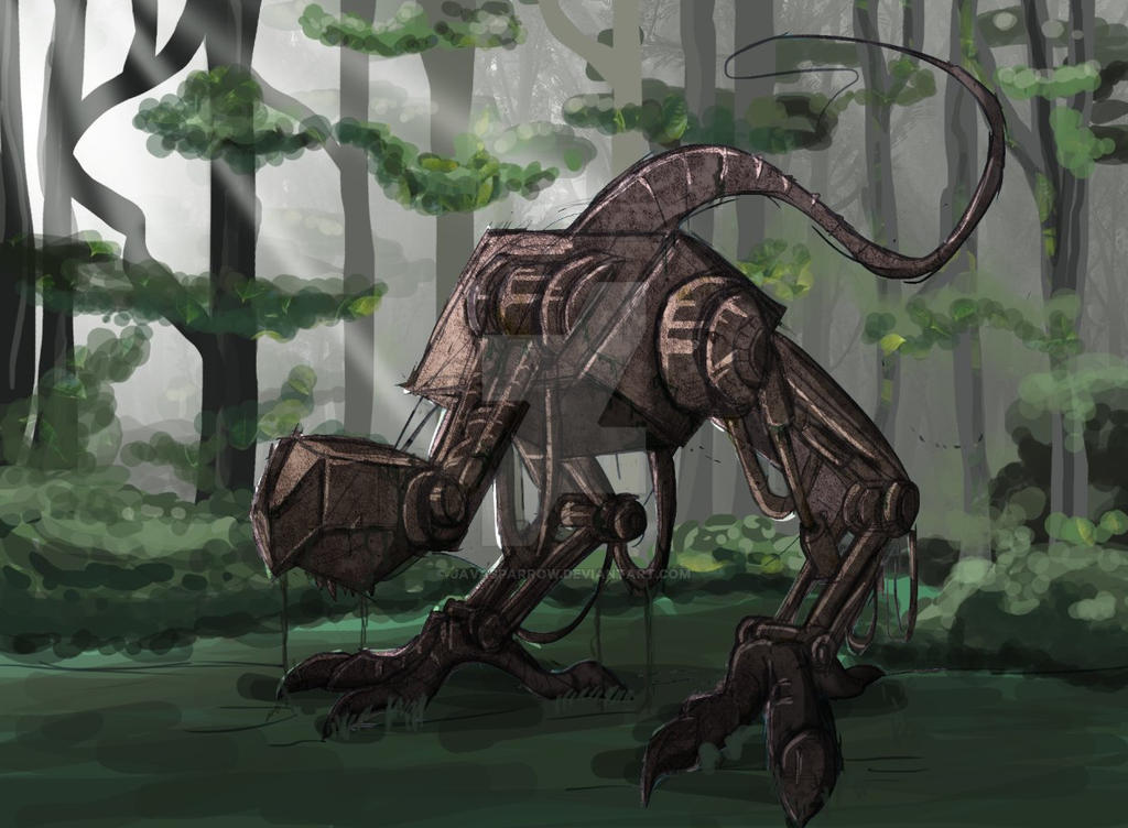 Machine concept art by Javasparrow on DeviantArt