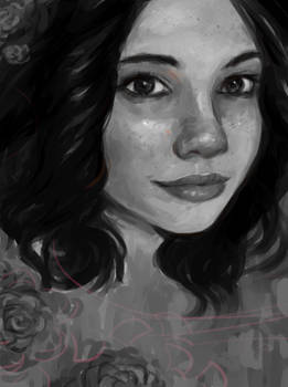 Portrait 1 - Grayscale Version