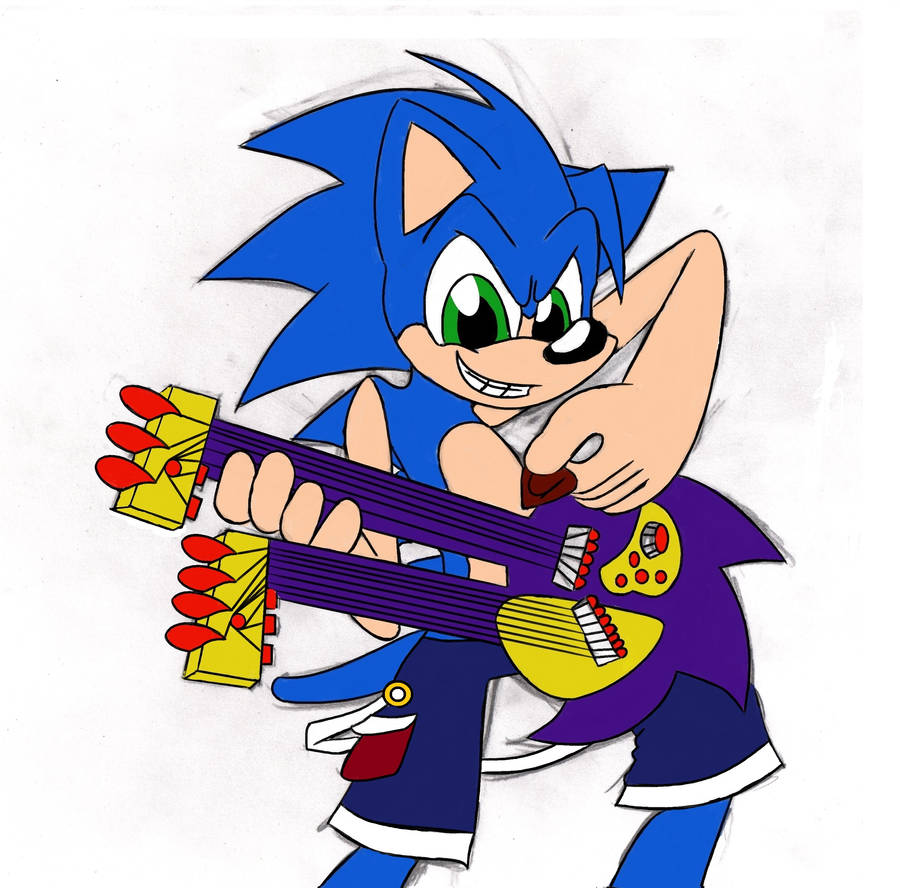 Sonic Rocker Sonic Rockin by RandomAnimeMadness on DeviantArt