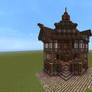 Minecraft Old English Corner House/Shop