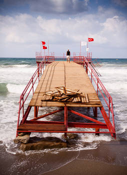 The red jetty