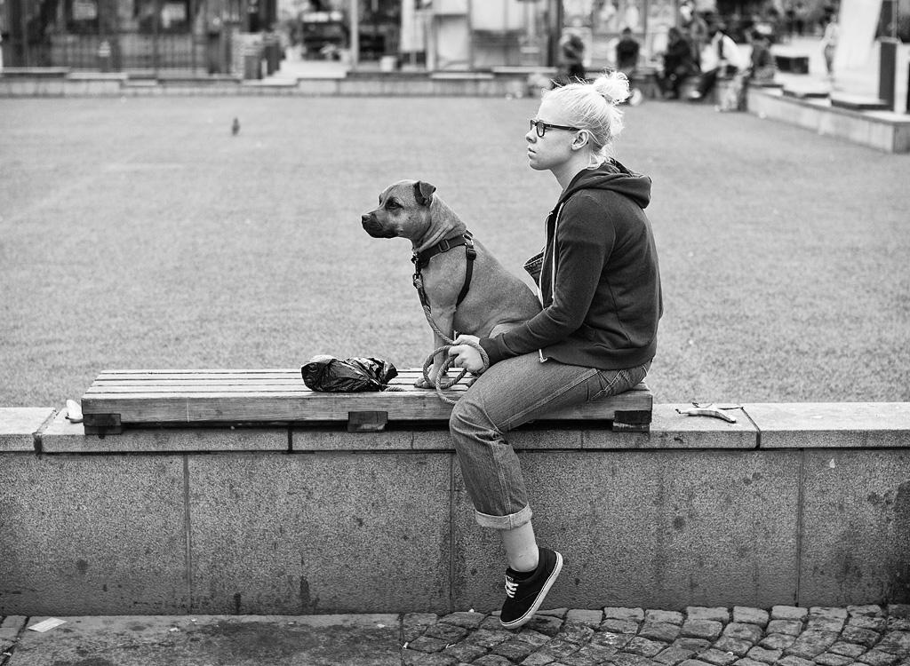 Girl and Dog by sandas04