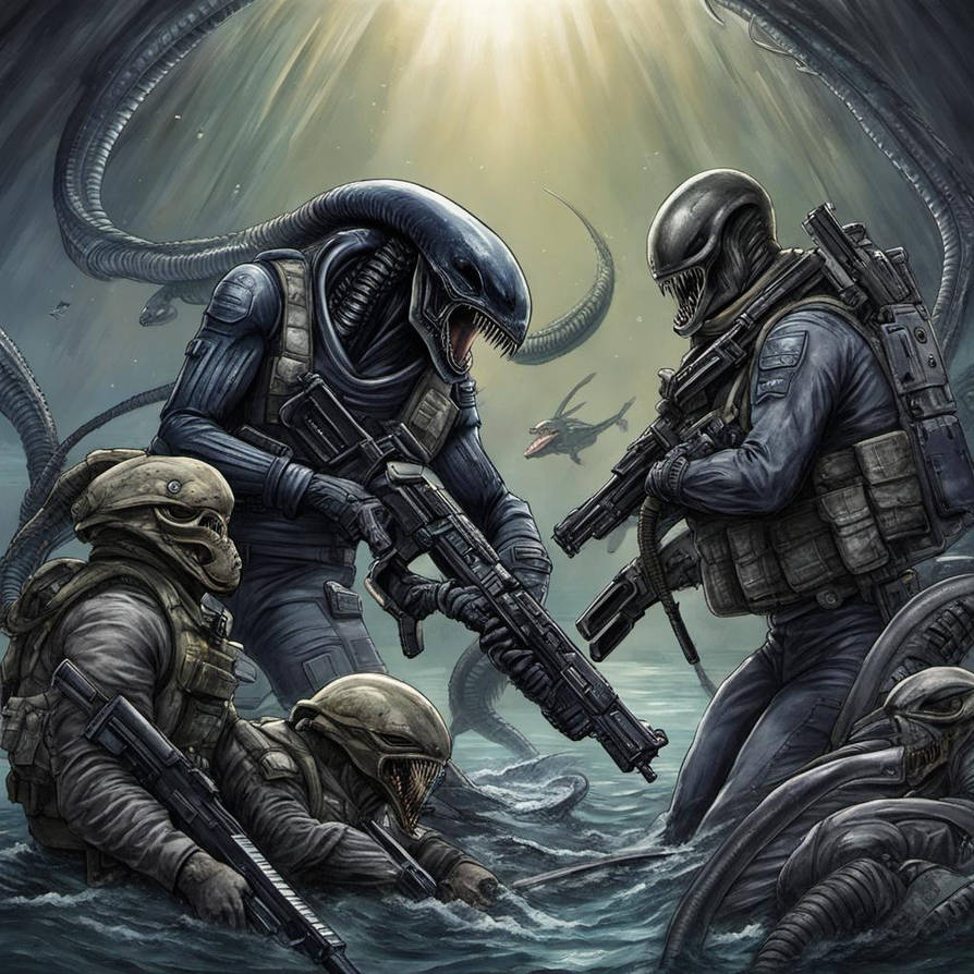 Navy Seals vs Xenomorphs