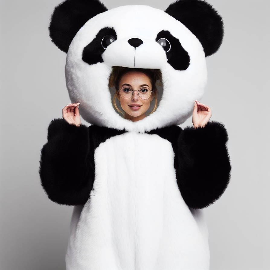 Fragile Rapping Panda Suit Pandasuit by free4alltoyou on DeviantArt