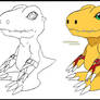 Agumon Savers Colorization