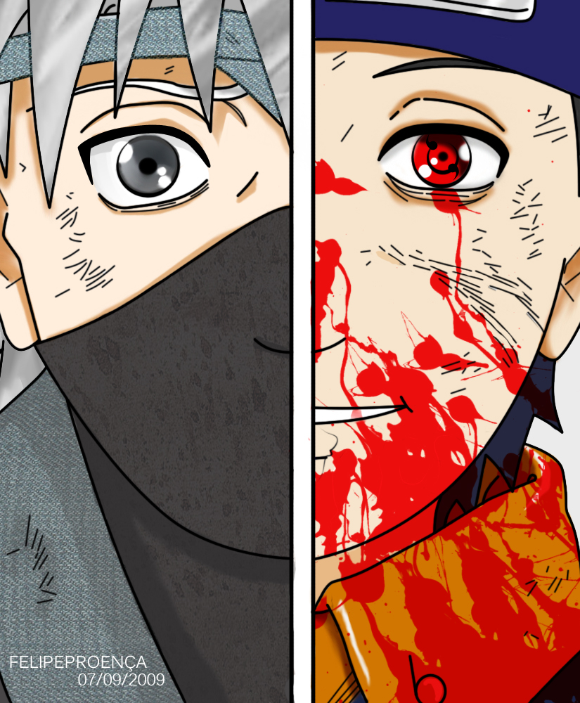 Obito and Kakashi by hayate-hime on DeviantArt