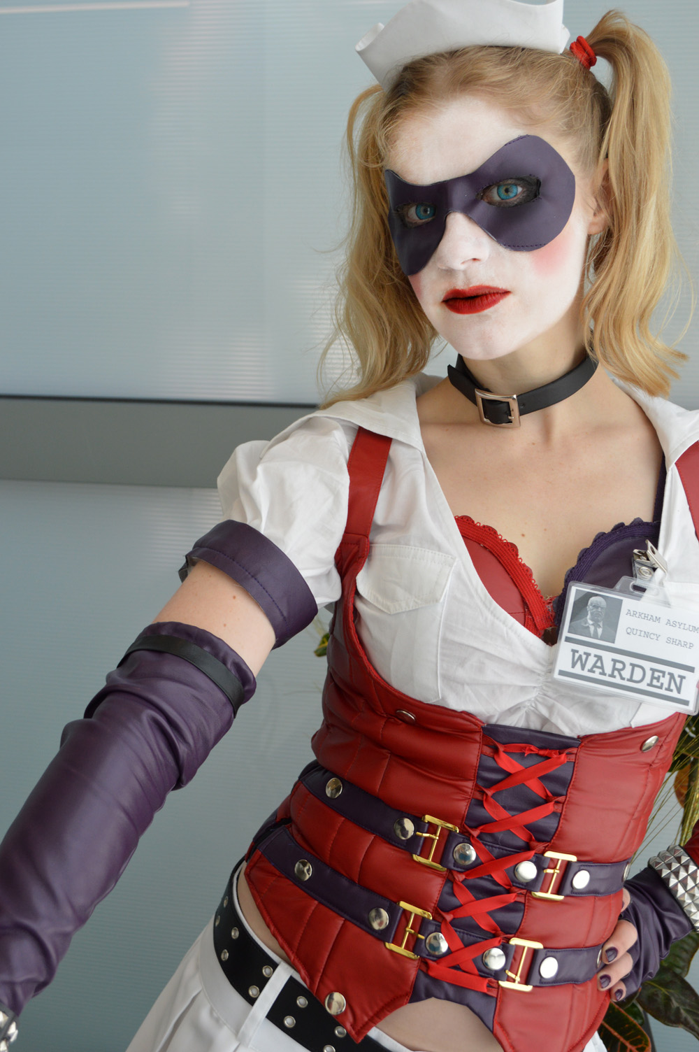 Arkham Asylum Harley Quinn: Close-up