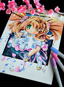 Card Captor Sakura Water Color Painting
