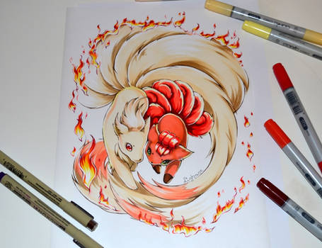 Vulpix and Ninetales Tattoo