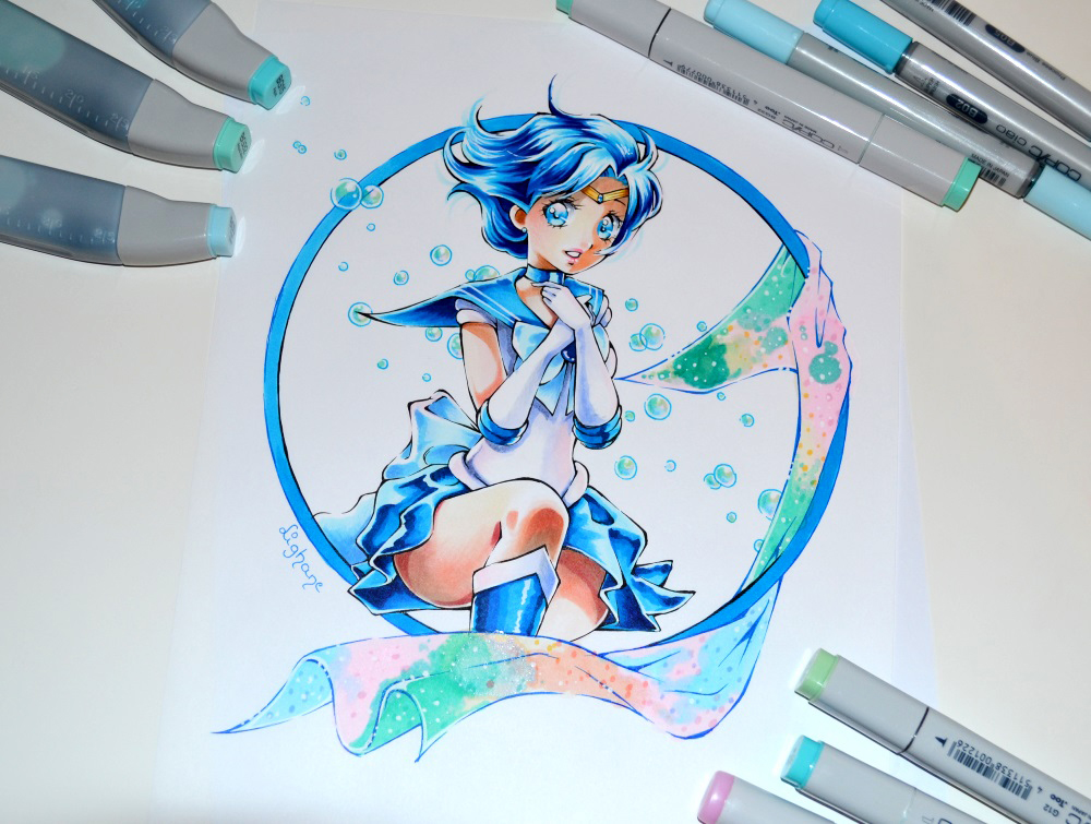 Sailor Mercury Tattoo