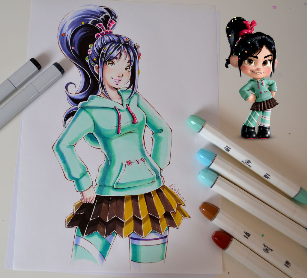 Vanellope from Wreck it Ralph