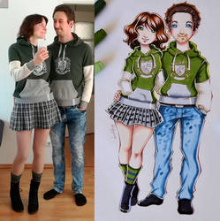 Snake Couple! by Lighane