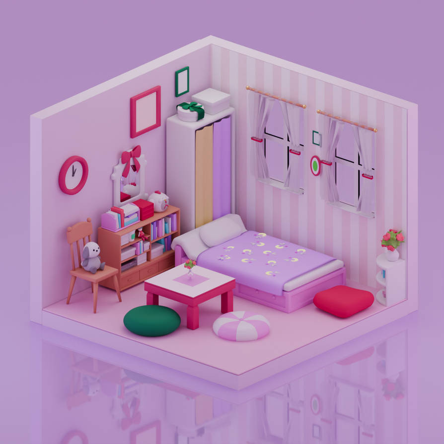 Sailor Moon's Bedroom by Lighane on DeviantArt