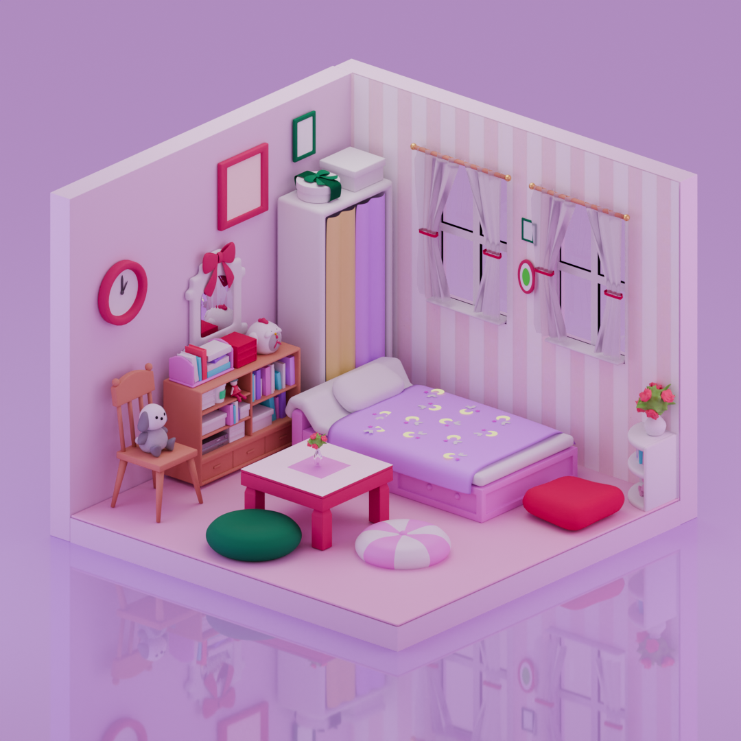Sailor Moon's Bedroom by Lighane on DeviantArt