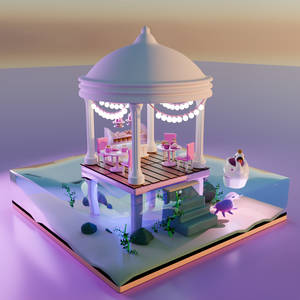 Kawaii Cafe in the Ocean