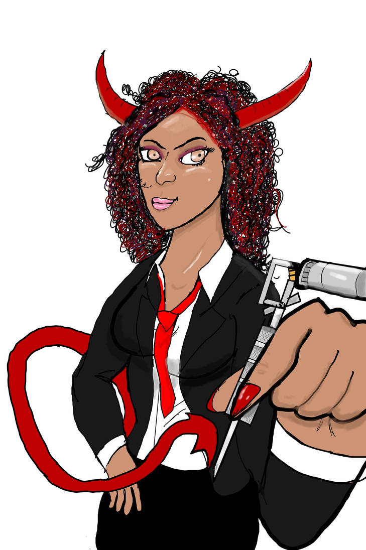 Devil Computer Oc Devil Girl OC for SymbioteNinja by EmperorofND on DeviantArt