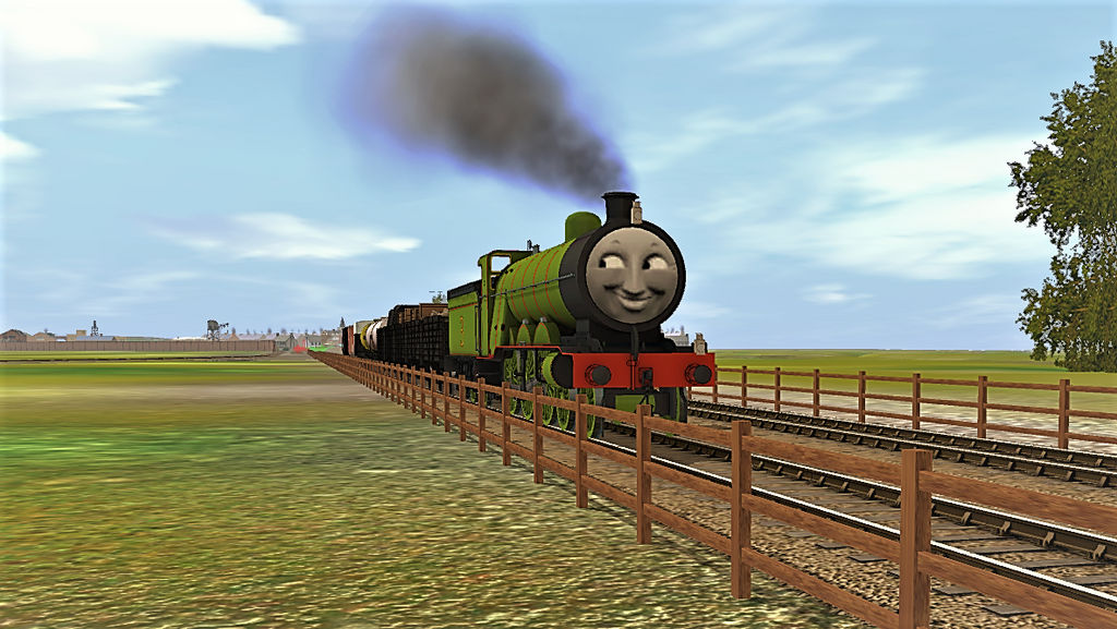 RWS Henry pulling a goods train by ThomasFan301 on DeviantArt