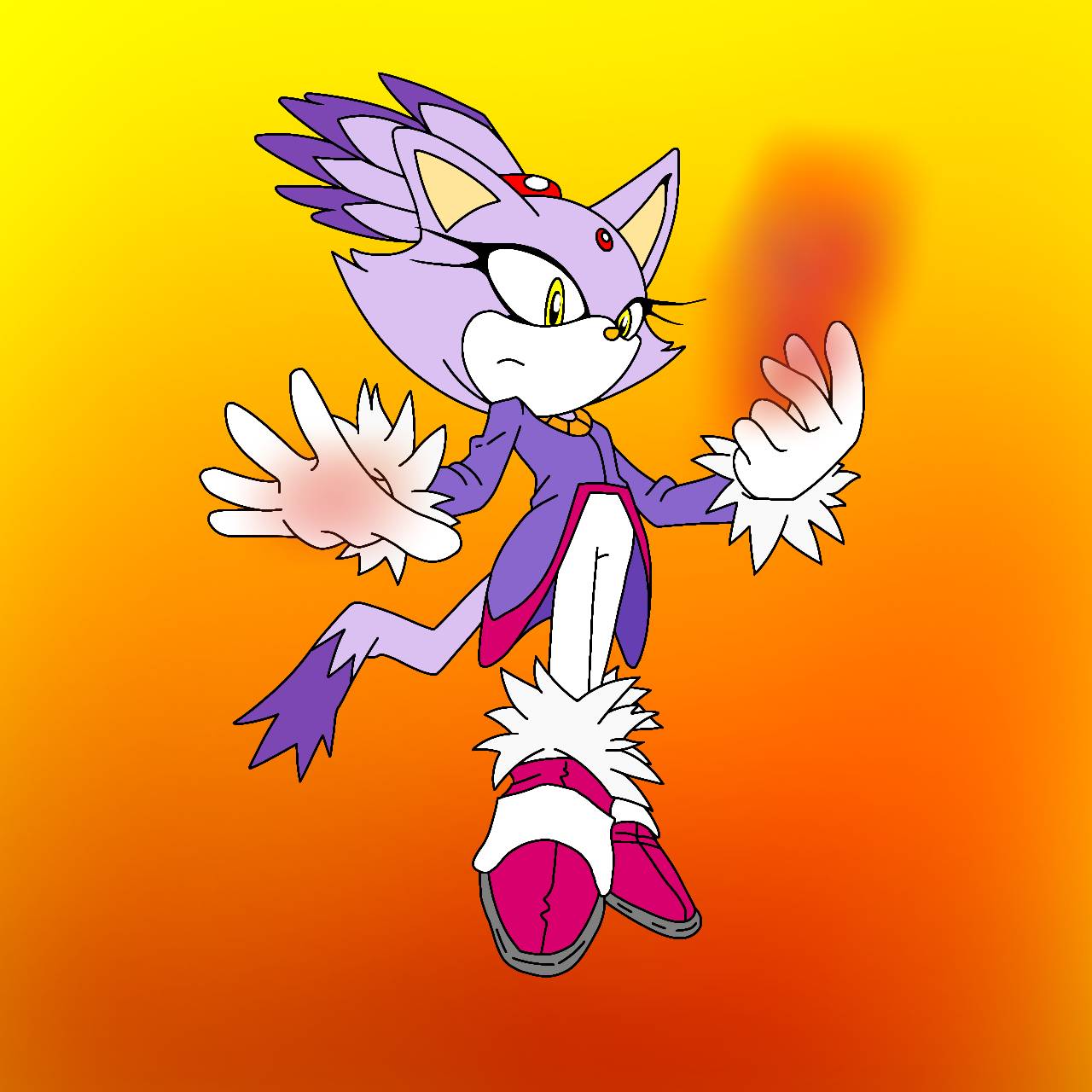Sonic Rift Blaze Blaze, flames, Sonic week day 7 by shadowolfpack on DeviantArt