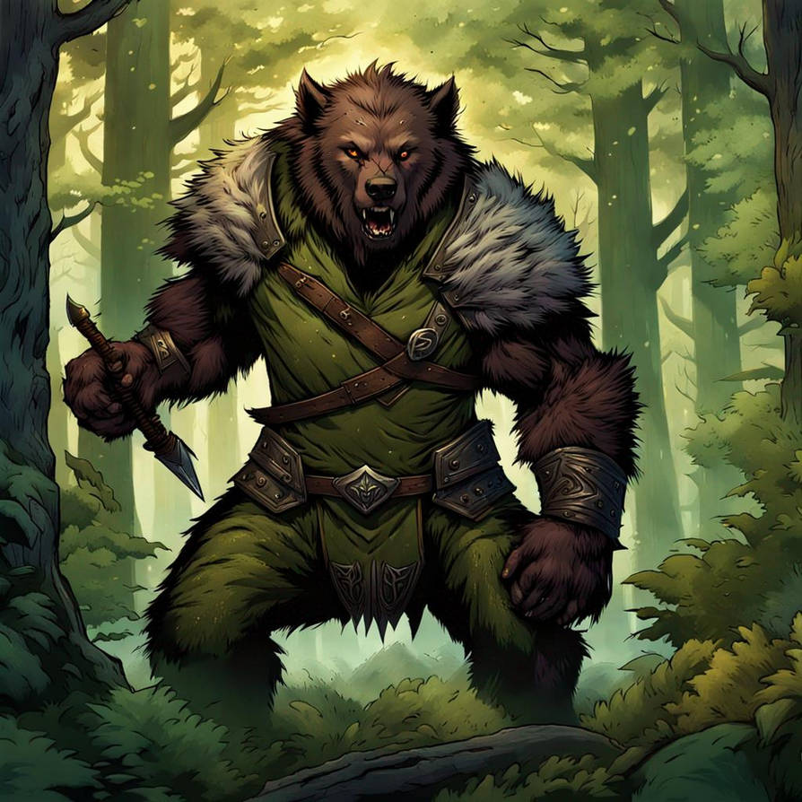 Elven Werebear Ranger 2 by zhez4 on DeviantArt