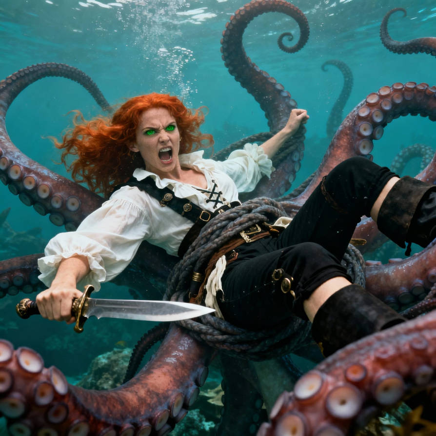 Octopus Ii La Rouge and the Octopus II by zhez4 on DeviantArt