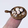 1:12th scale garlic dollhouse miniature food