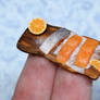 1:12 scale miniature salmon and oranges