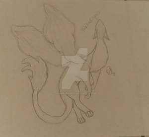 Redraw of my first dragon picture 