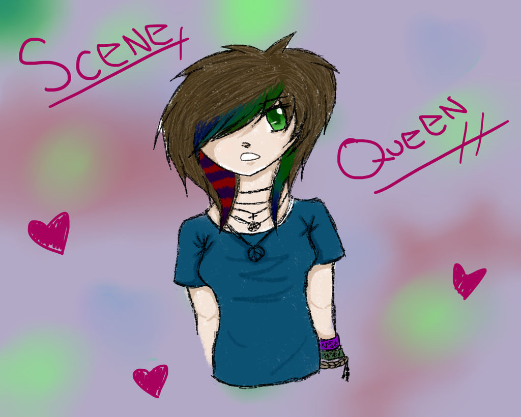 Scene Queen by PatronSaintofCreeps on DeviantArt