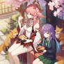 Eating together with yae Miko