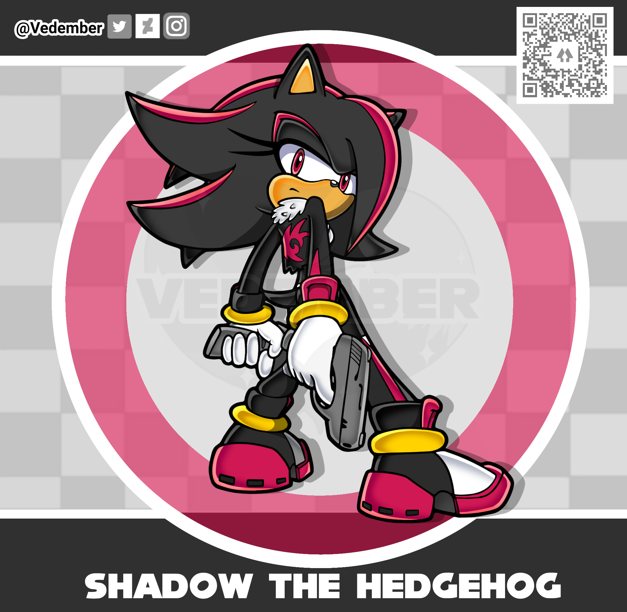 Female Shadow the Hedgehog - Sonic Channel Style by Vedember on DeviantArt