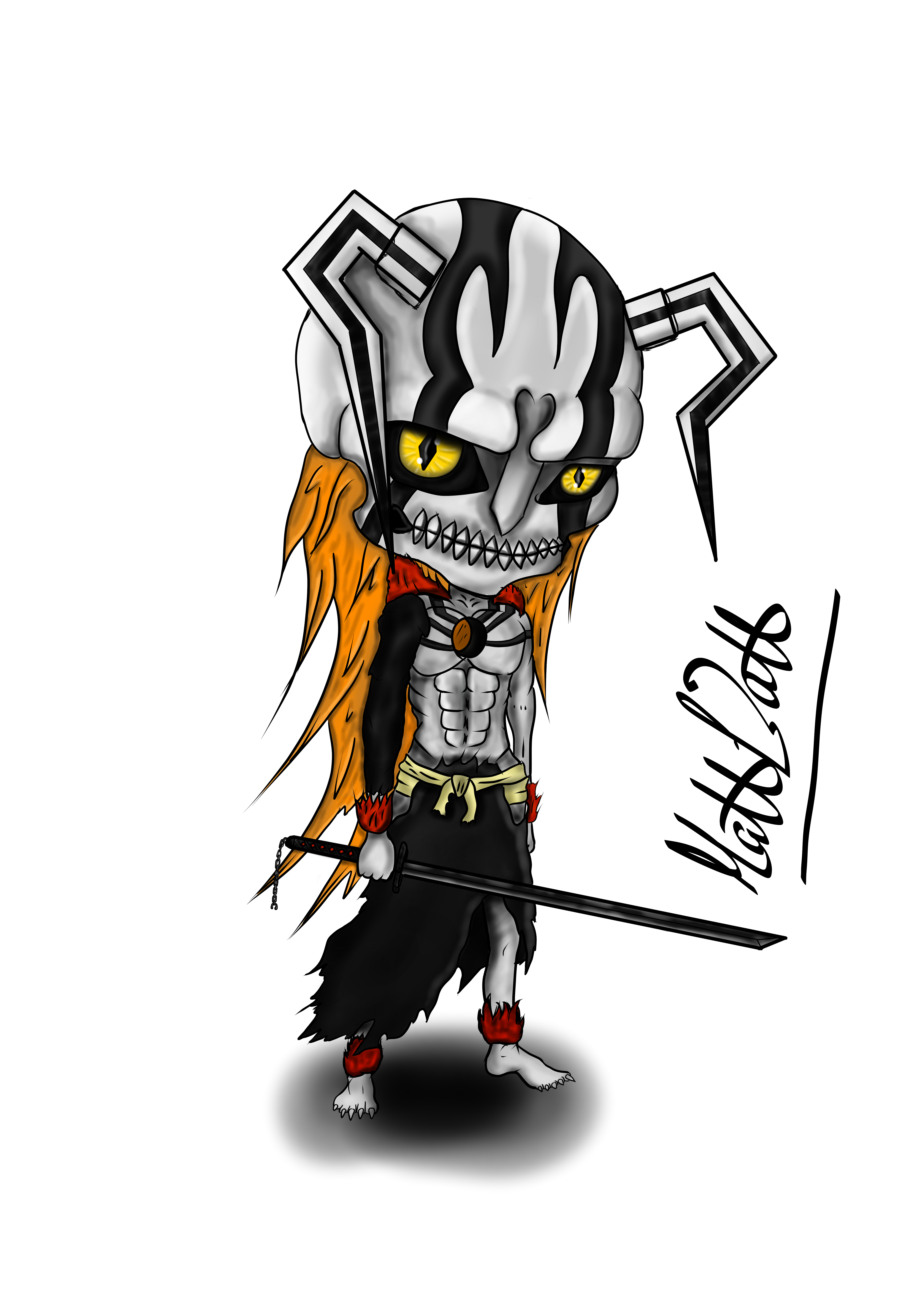 Chibi Ichigo Vasto Lorde Hollow Bleach - Bleach Chibi Ichigo