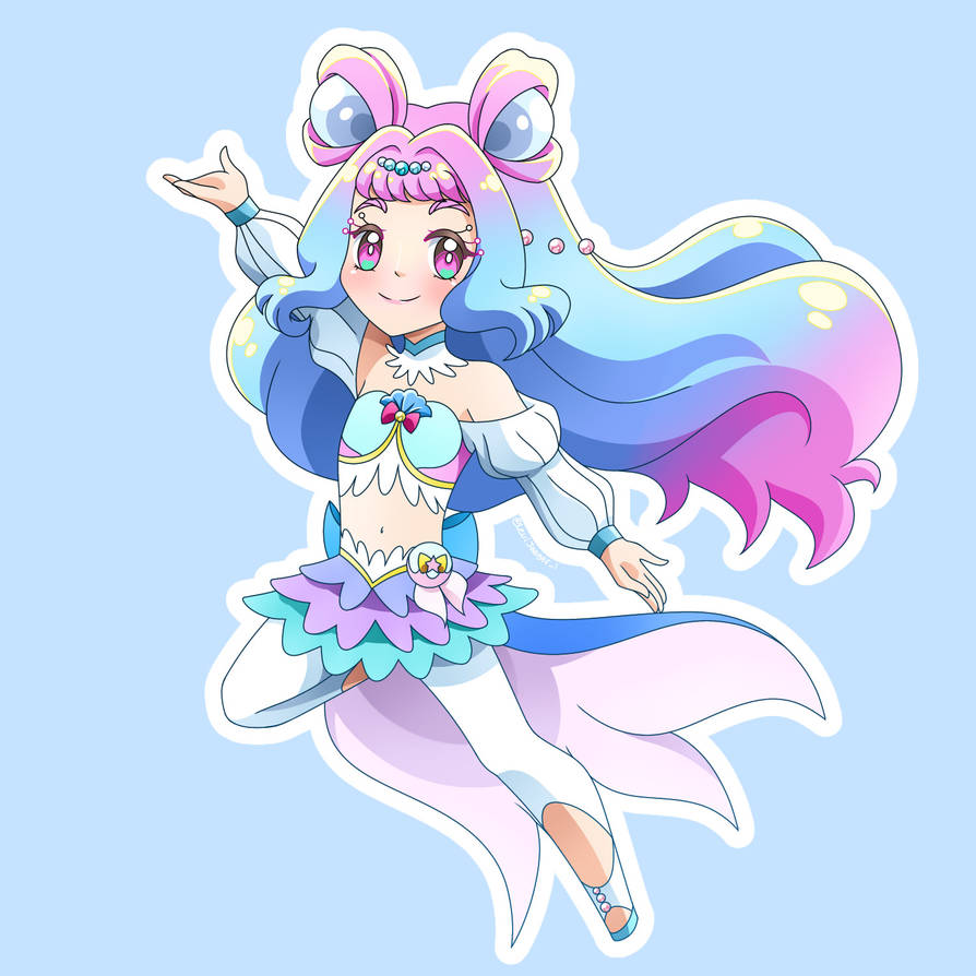 Cure La Mer Chibi by Chise-Chiba on DeviantArt