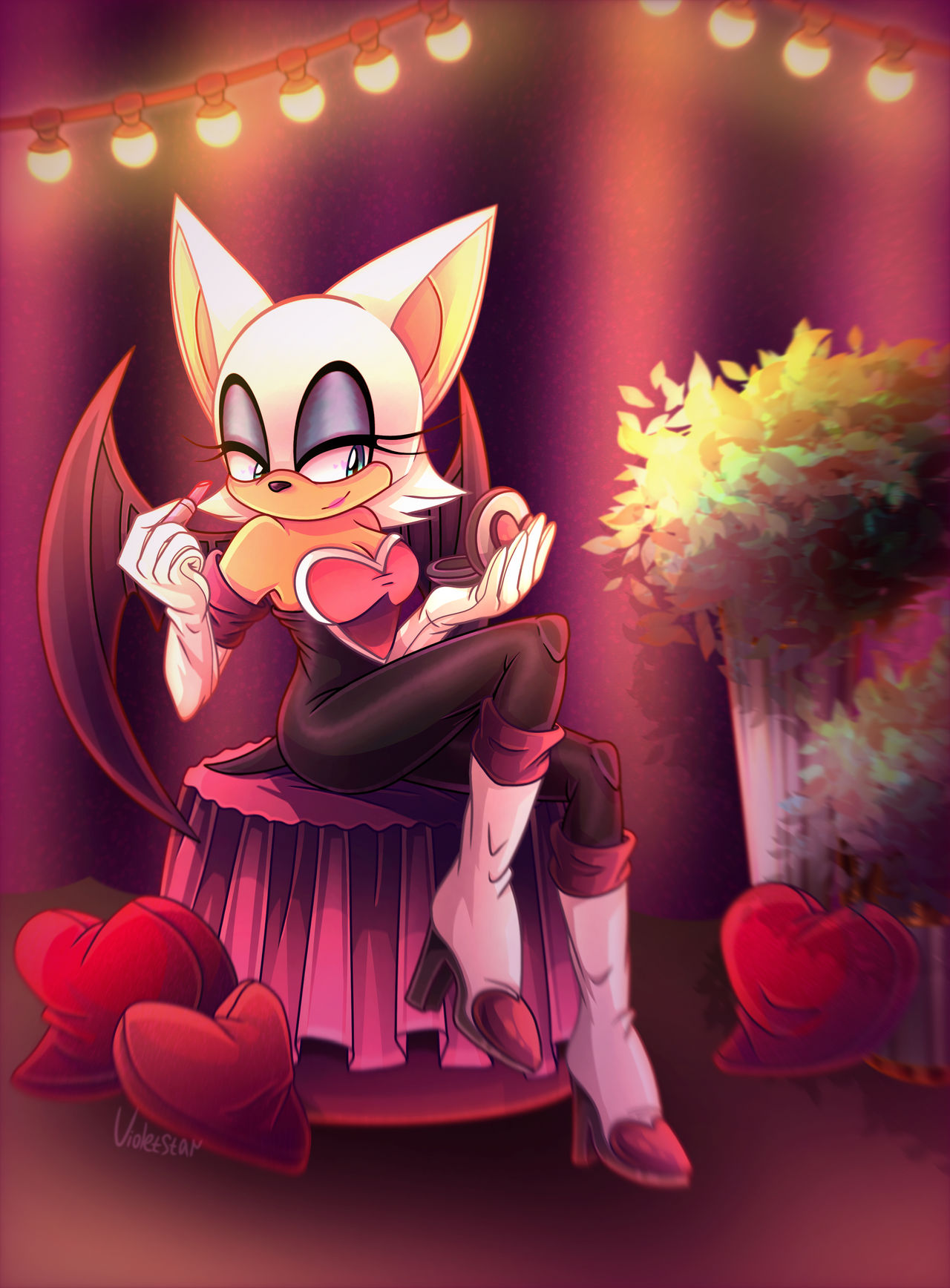 Robe Rouges Fan Art Rouge by VioletstarDoesArt on DeviantArt