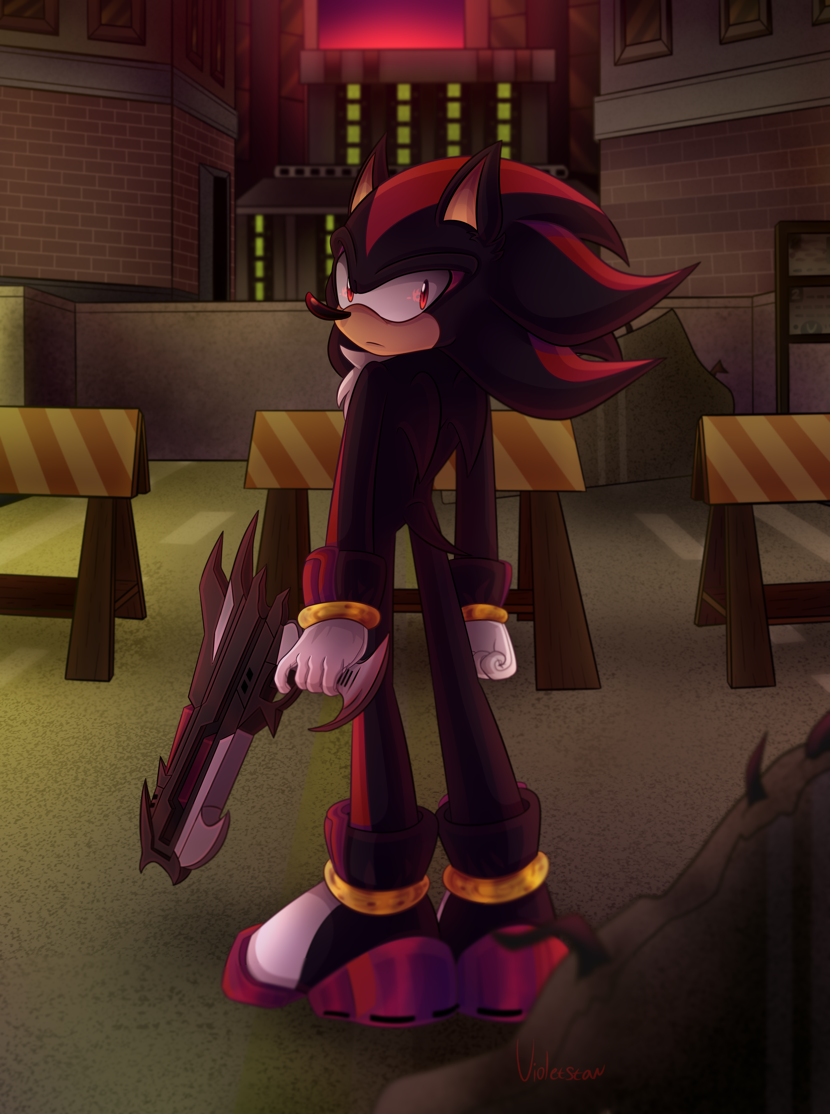 Hyper Sonic by VioletstarDoesArt on DeviantArt